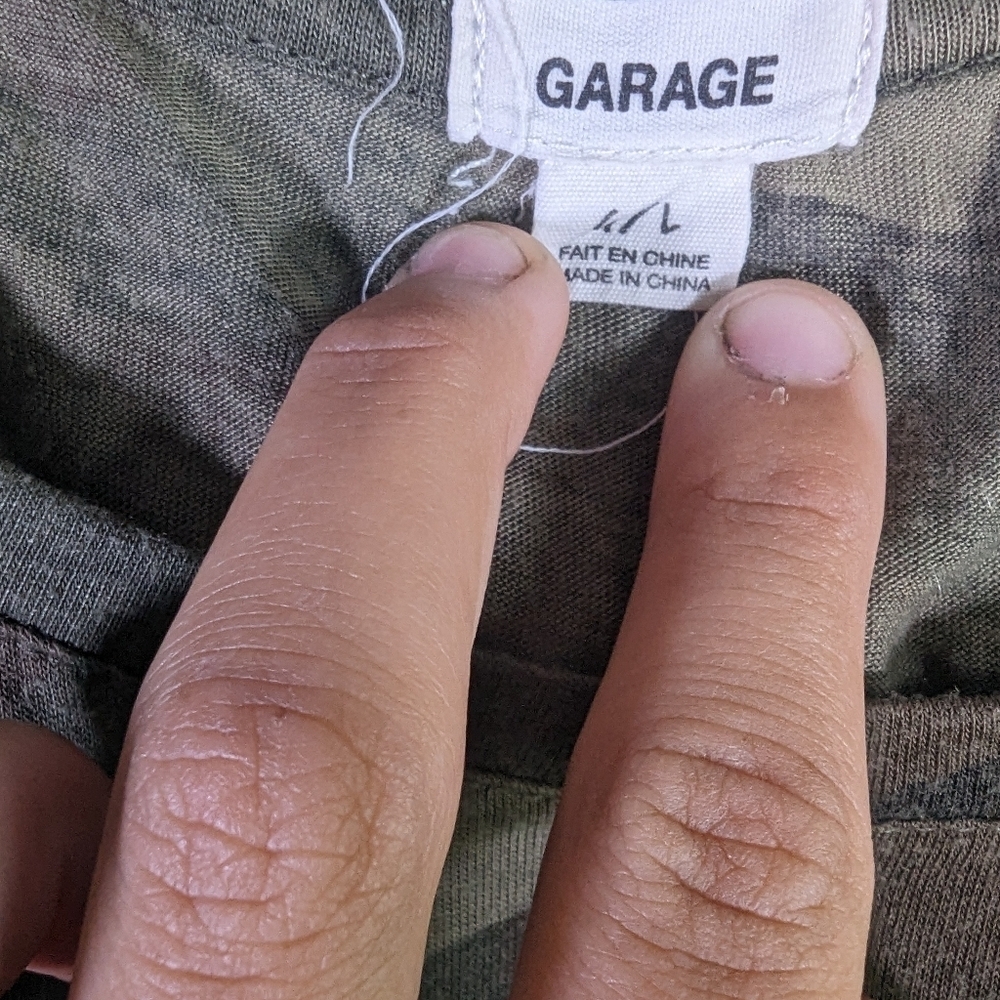 Garage camo shirt with pocket size L - Picture 4 of 8